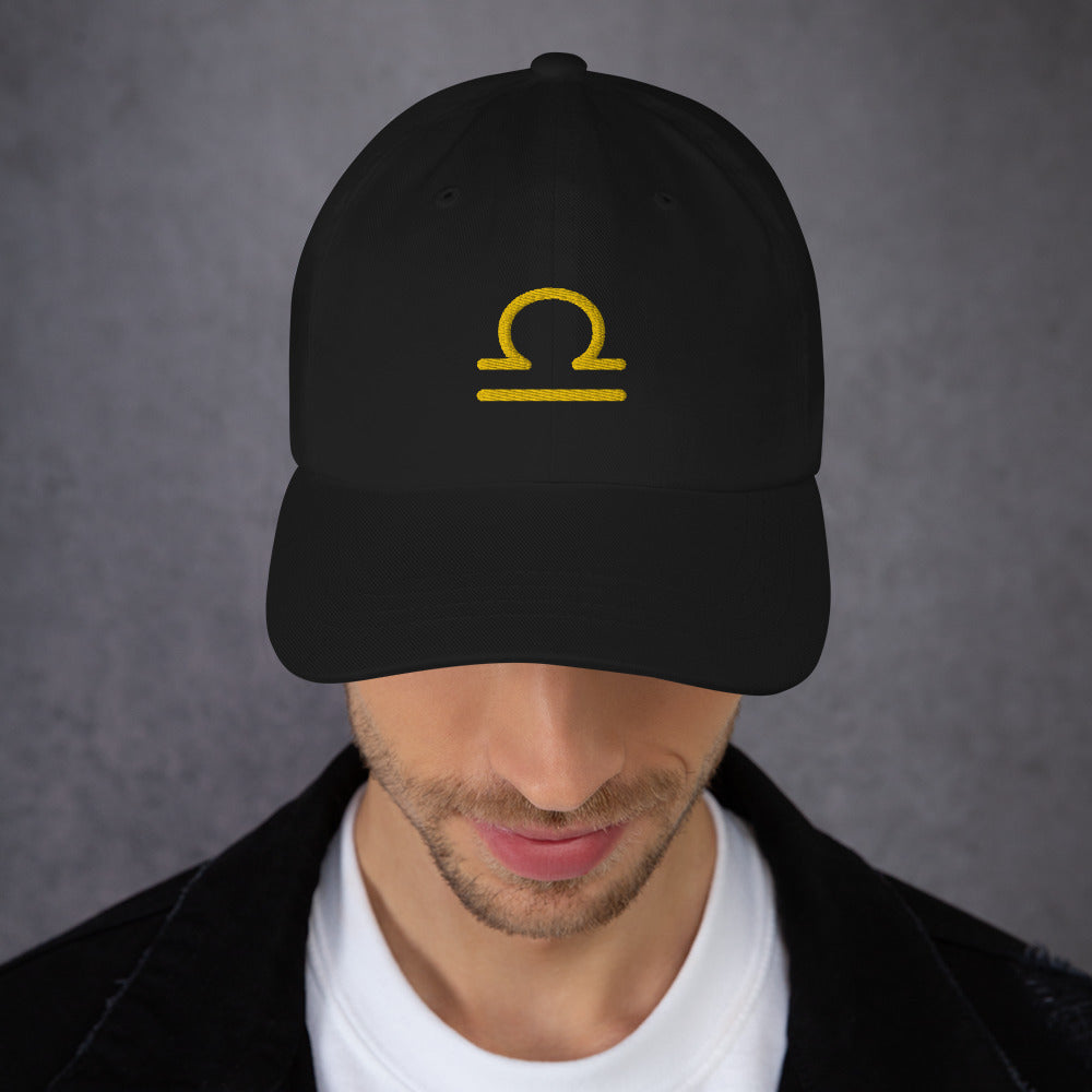 Libra in Yellow Dad Hat