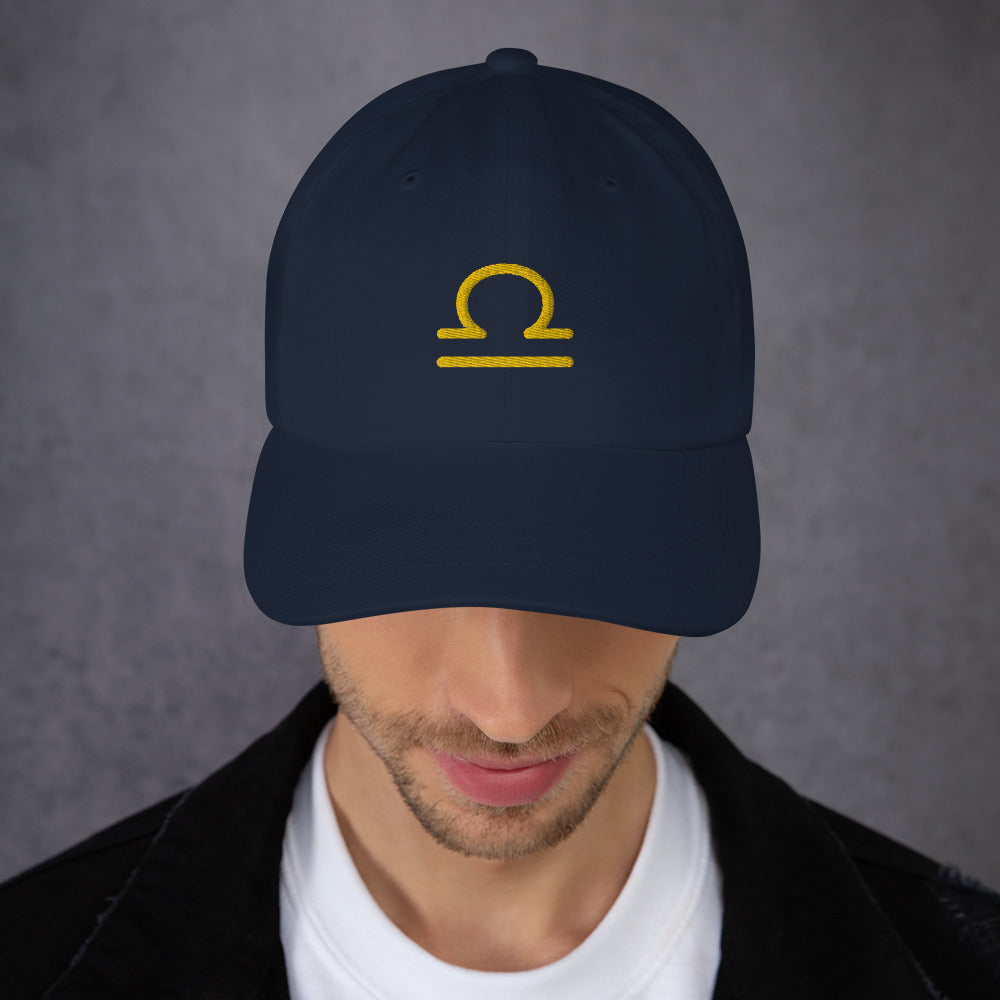 Libra in Yellow Dad Hat