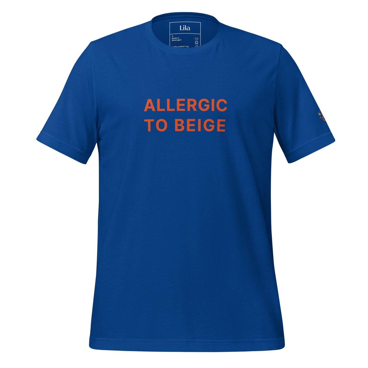 Allergic to Beige (Leo season) t-shirt