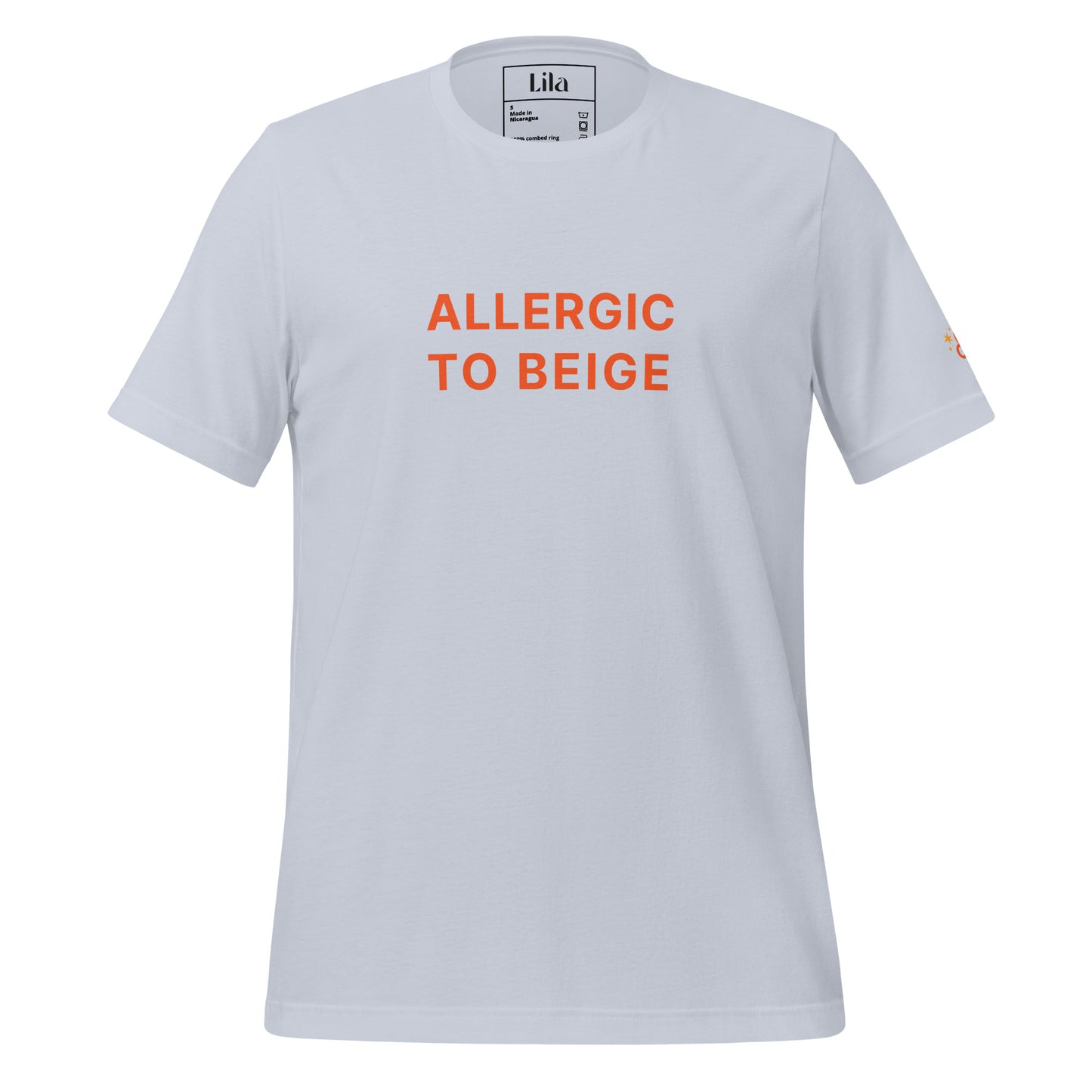 Allergic to Beige (Leo season) t-shirt