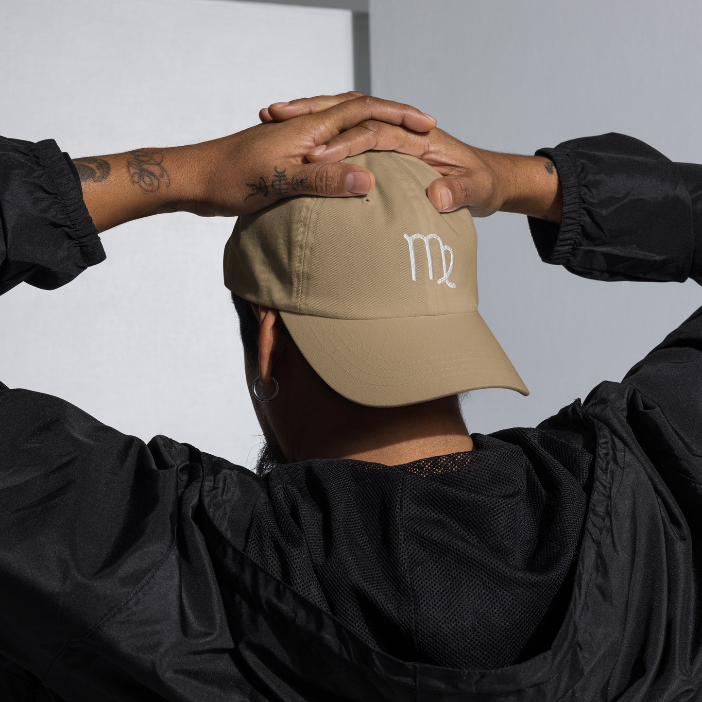 Virgo in White Dad Hat