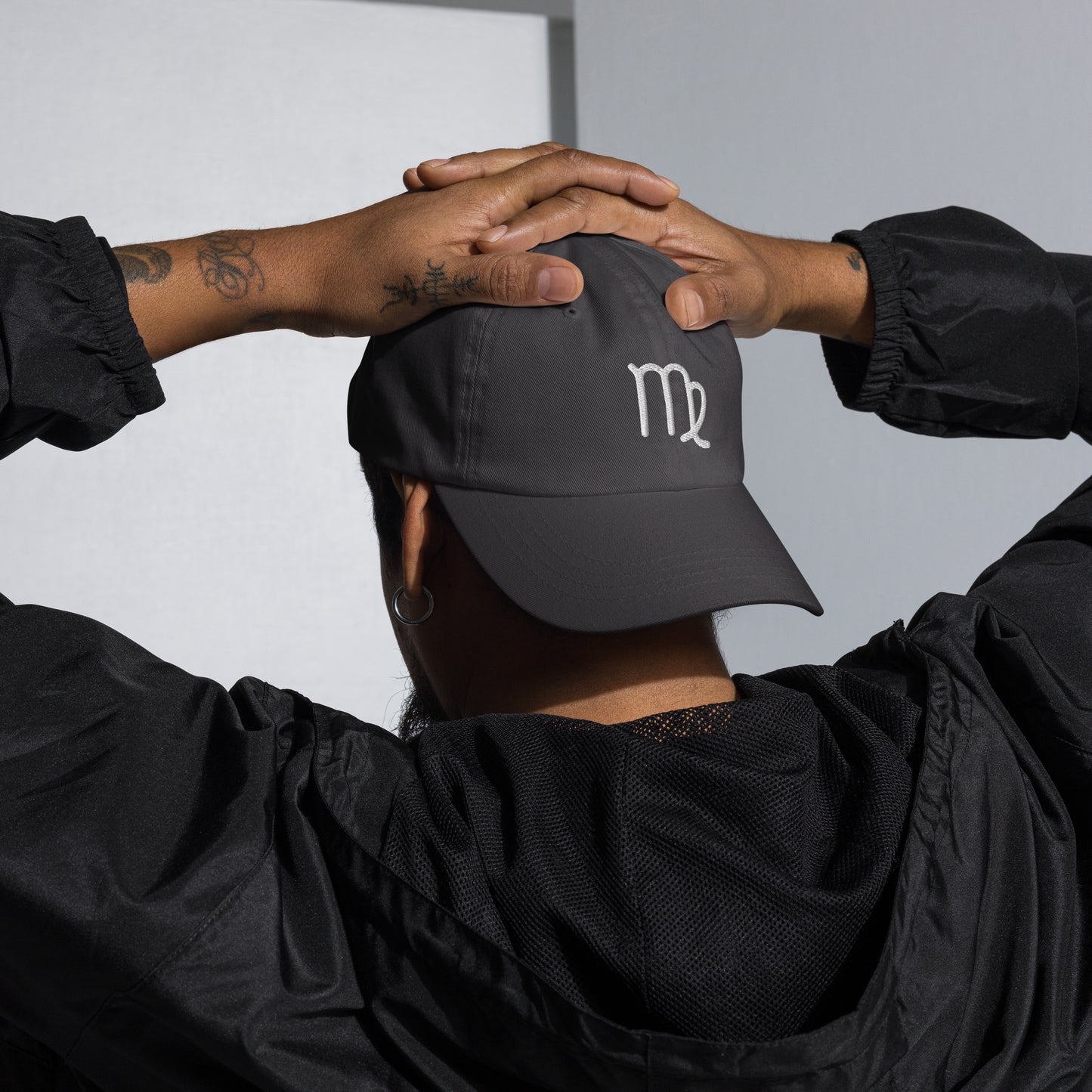 Virgo in White Dad Hat