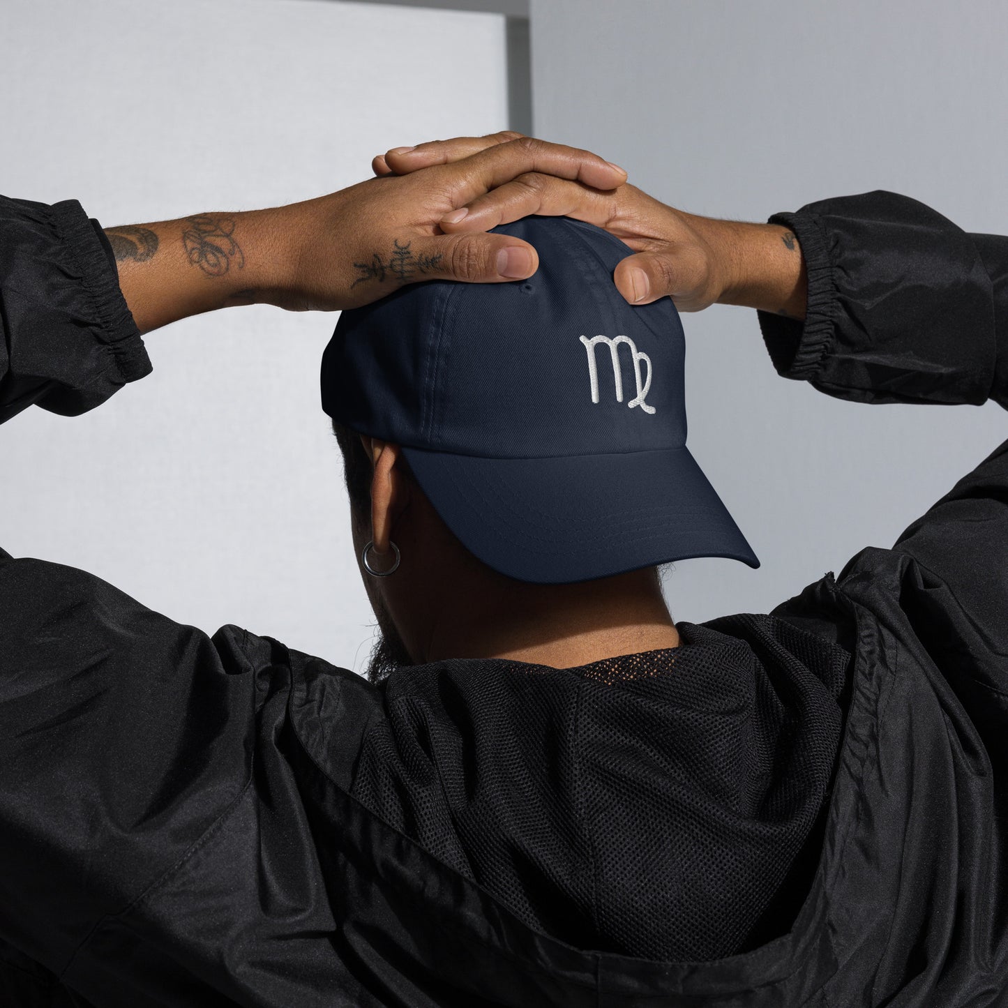Virgo in White Dad Hat
