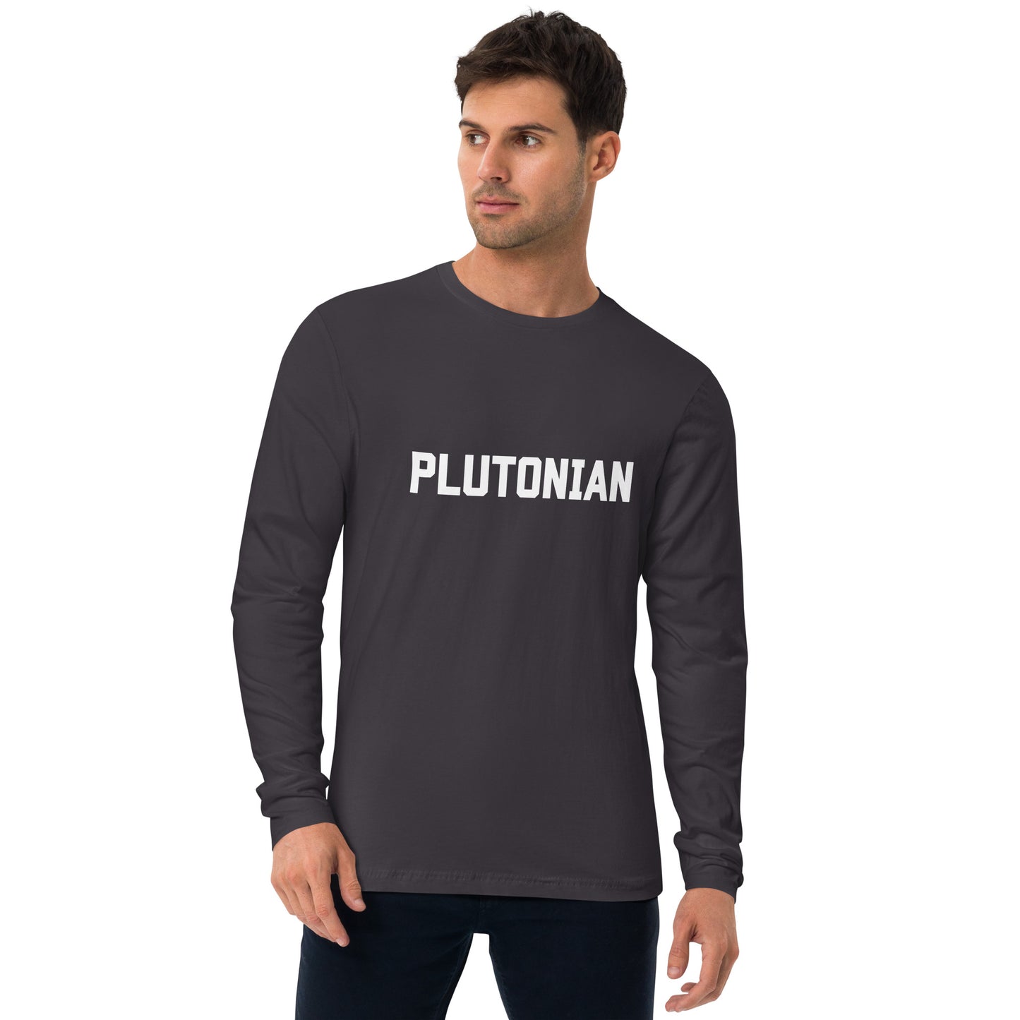 Plutonian Long Sleeve Fitted Crew