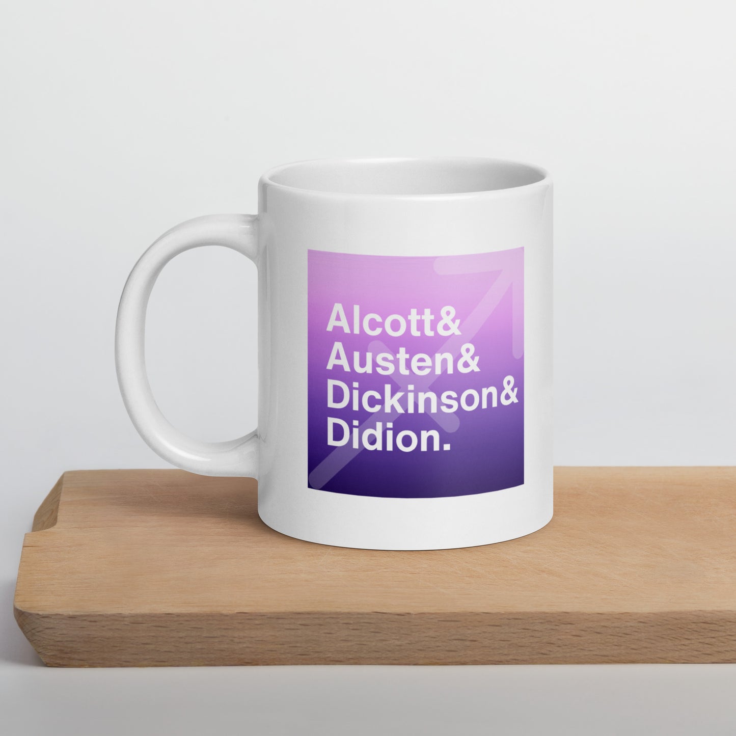 Sagittarius Writers white glossy mug
