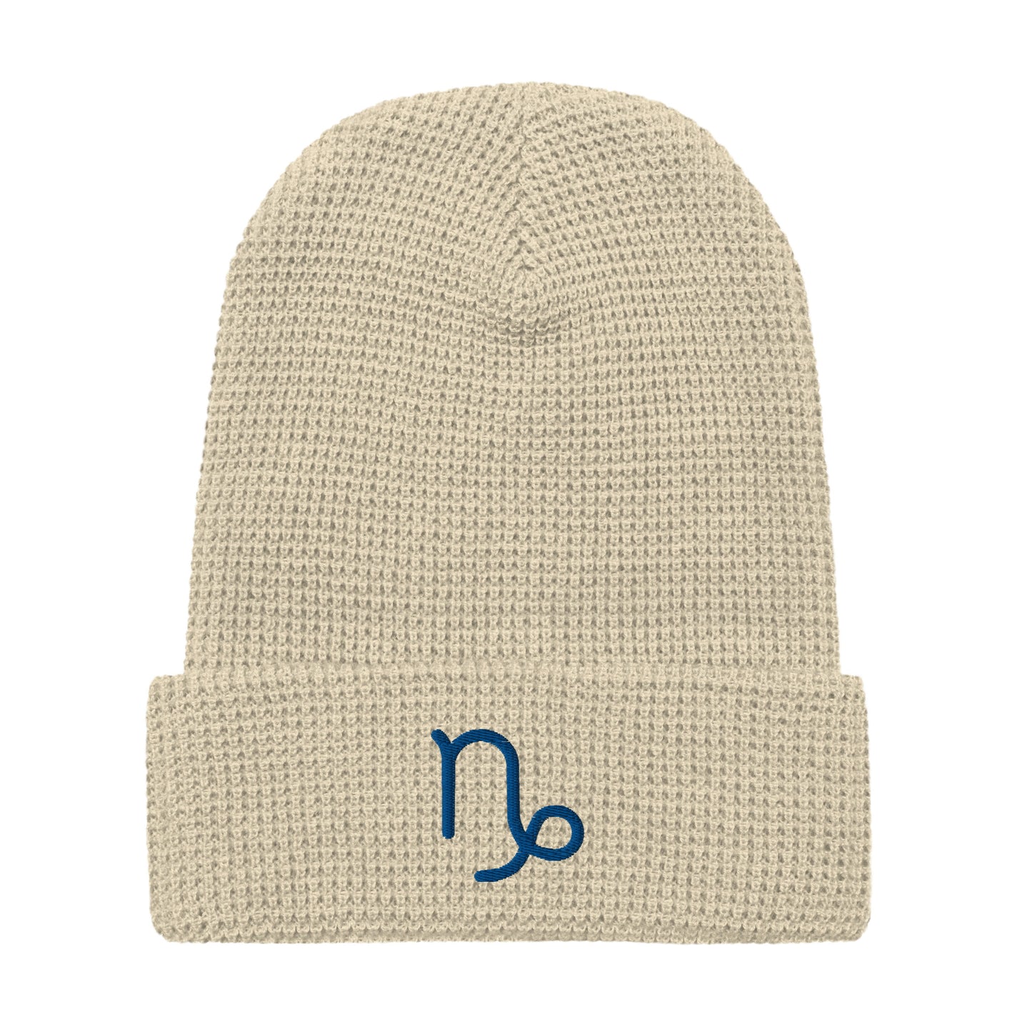 Capricorn in Blue Waffle beanie