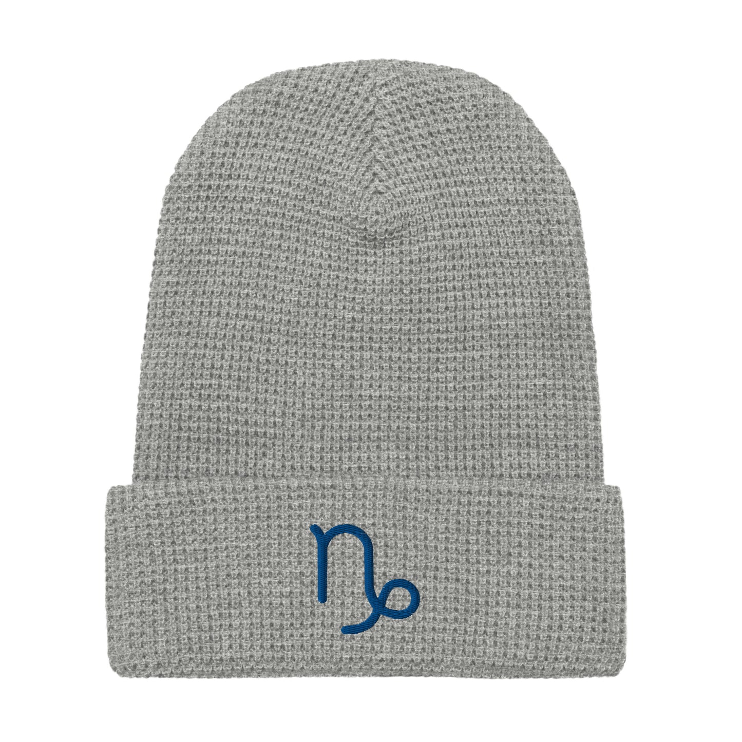 Capricorn in Blue Waffle beanie