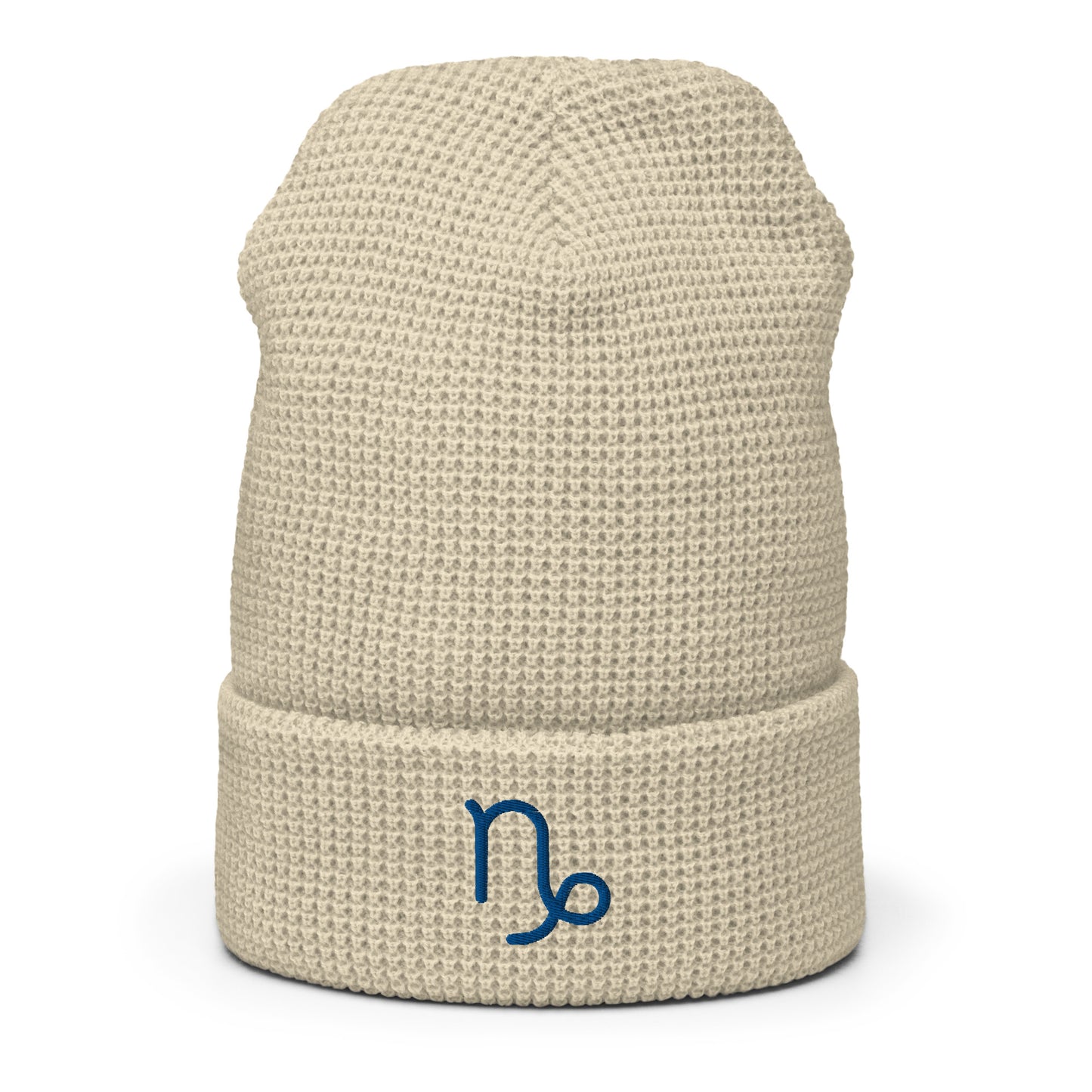 Capricorn in Blue Waffle beanie