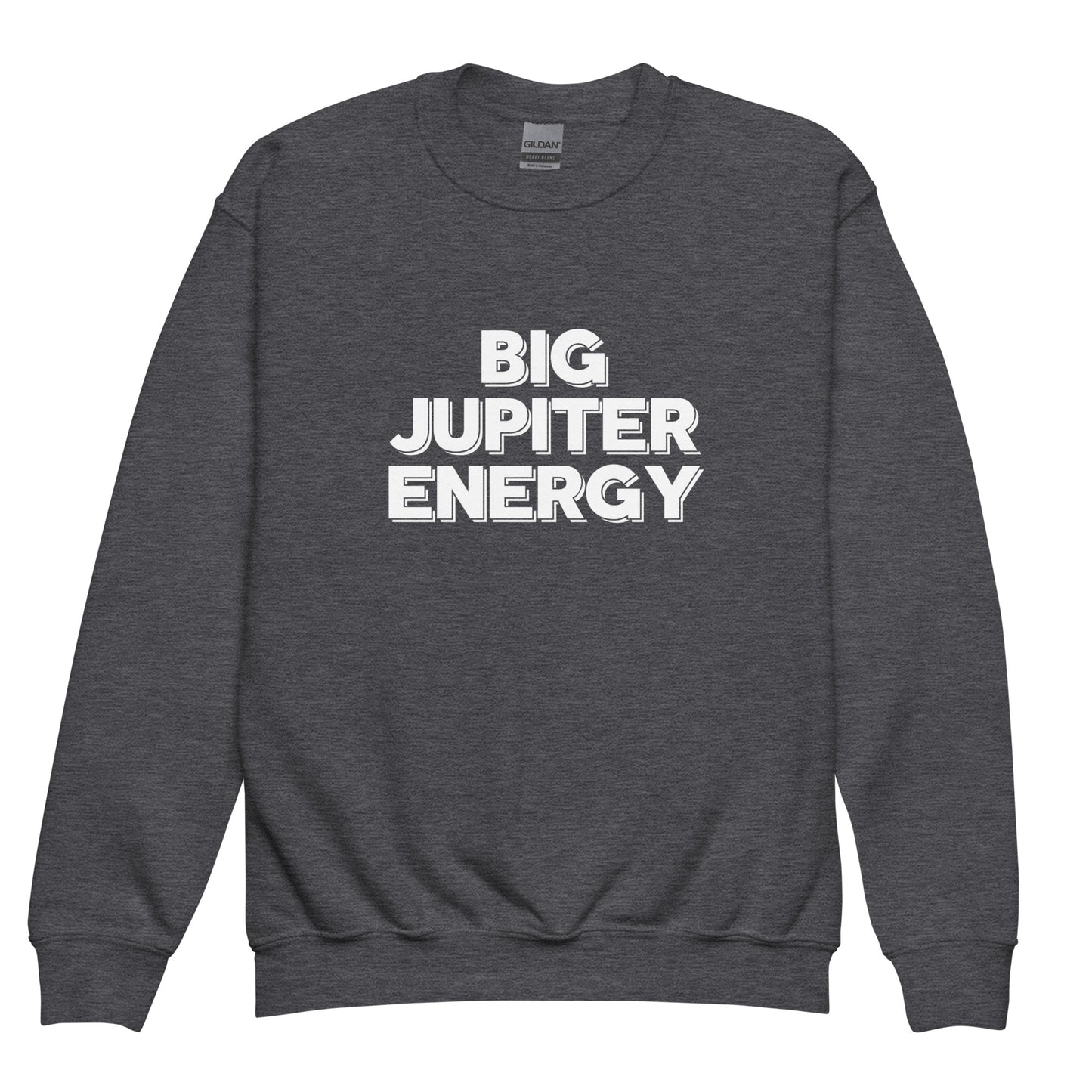 Big Jupiter Energy Kids crewneck sweatshirt
