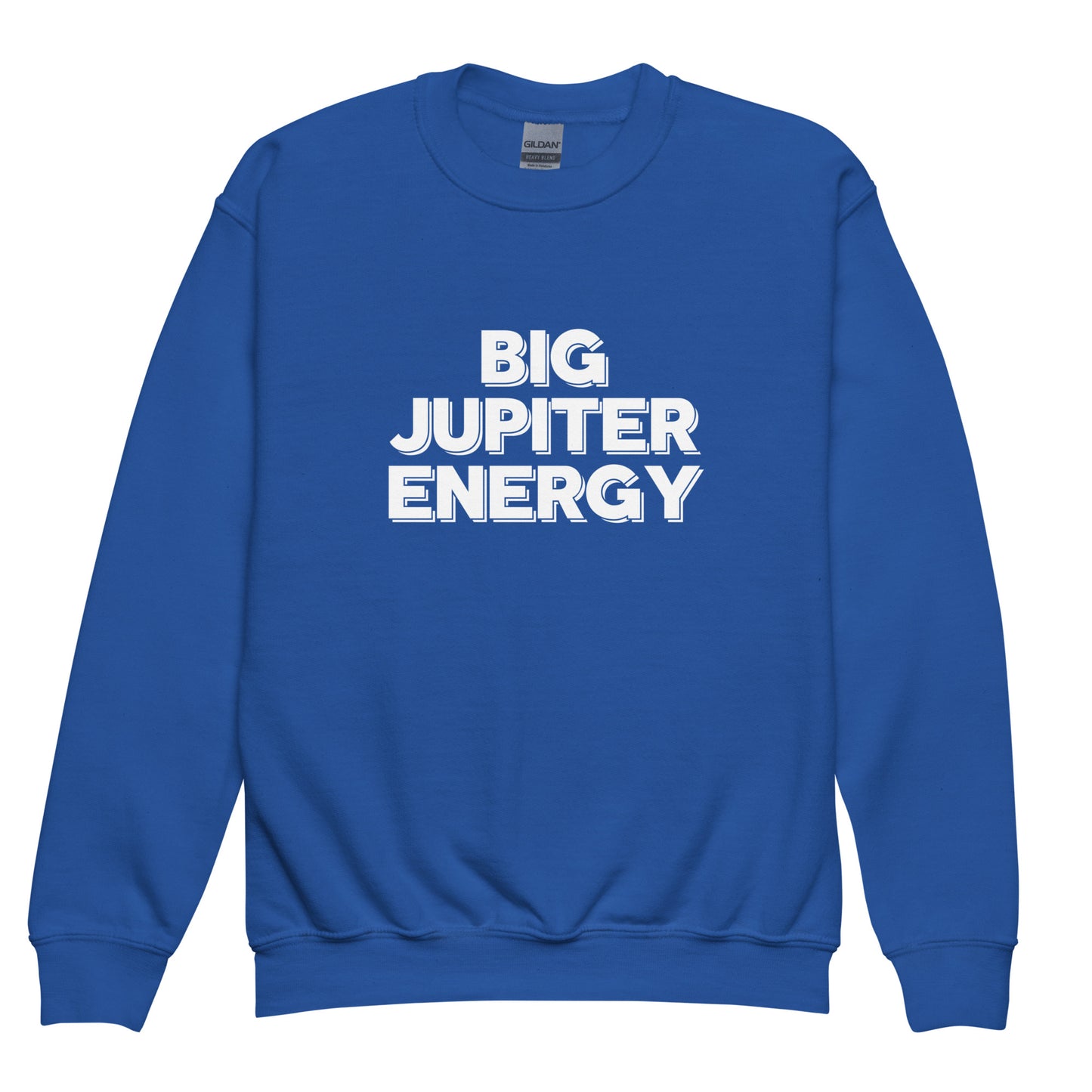 Big Jupiter Energy Kids crewneck sweatshirt