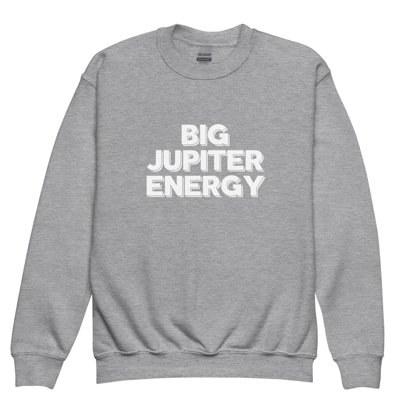 Big Jupiter Energy Kids crewneck sweatshirt