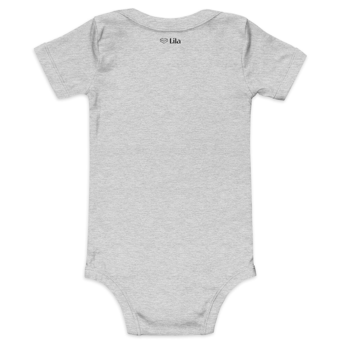 Embroidered Aquarius Baby short sleeve onesie