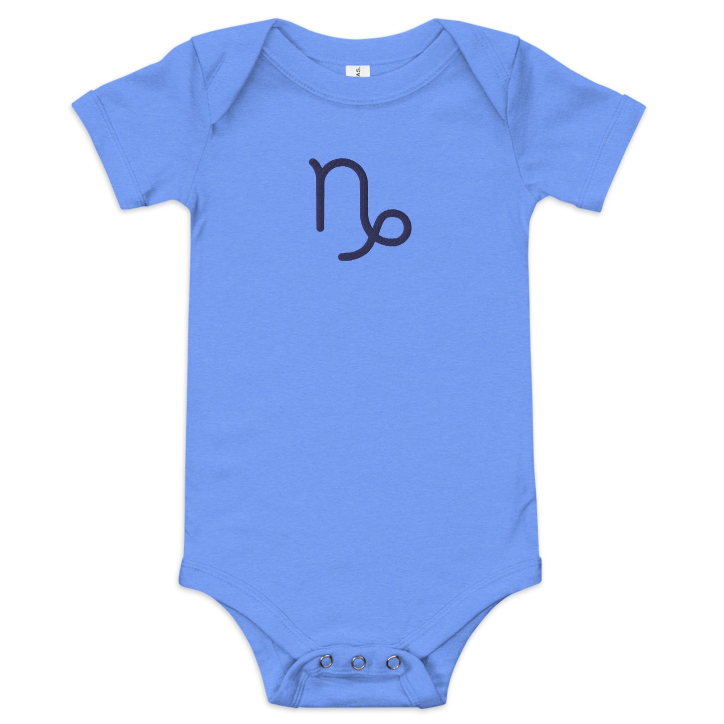 Embroidered Capricorn Baby short sleeve onesie