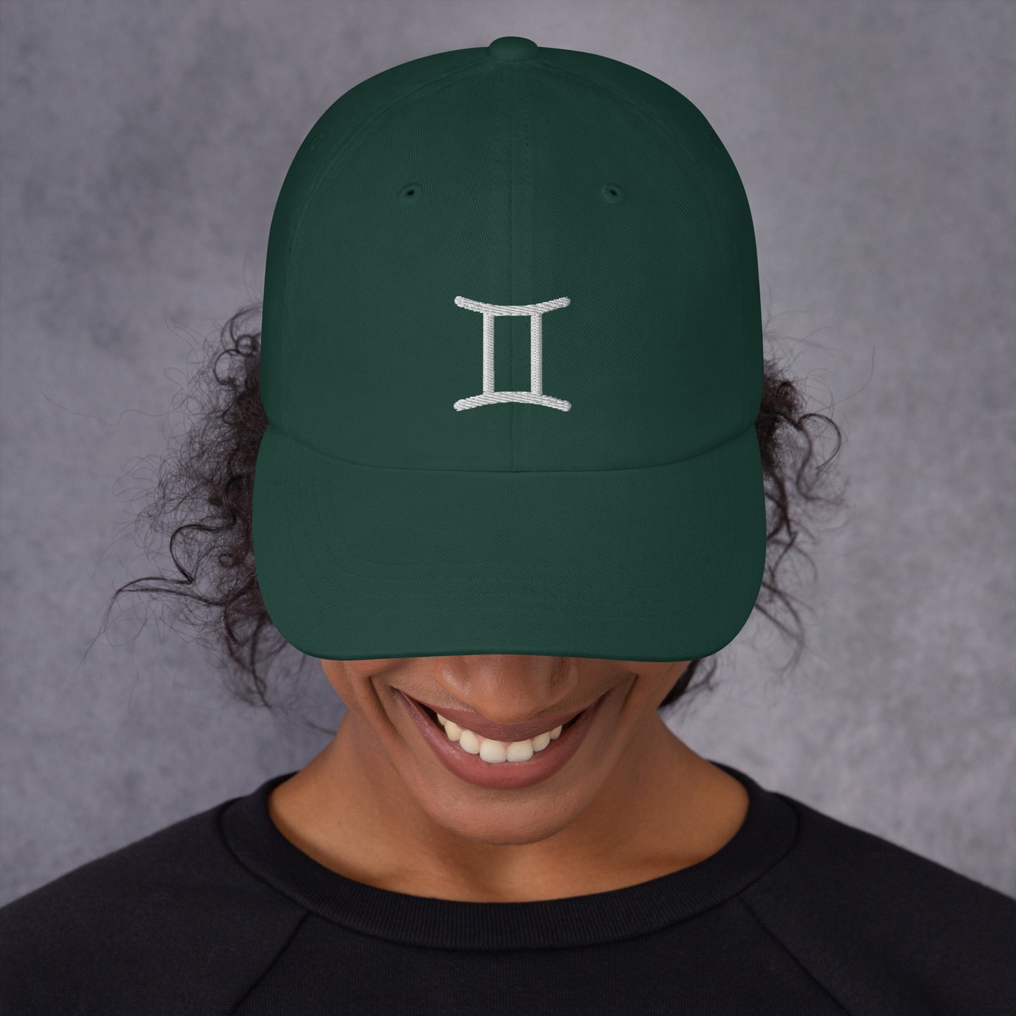 White Gemini Dad Hat