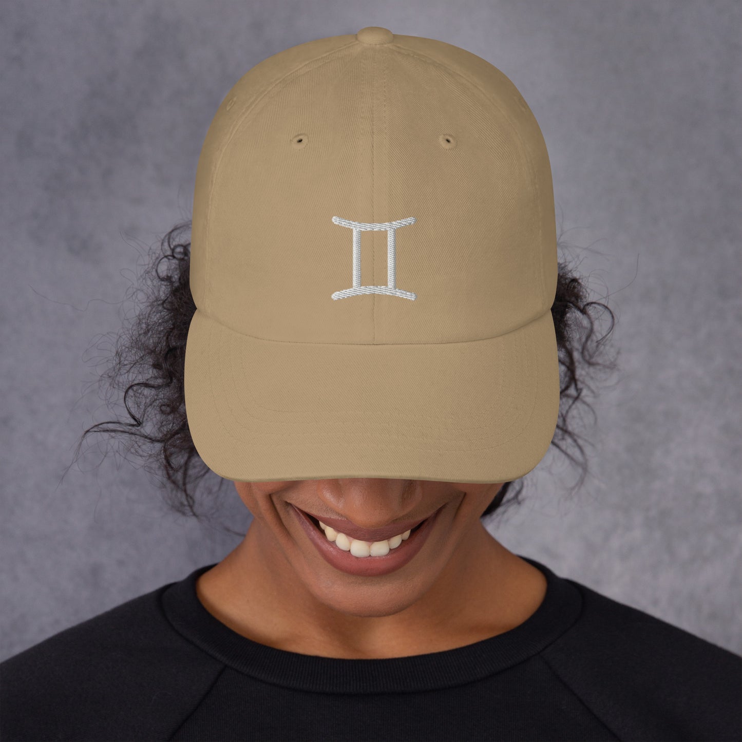 White Gemini Dad Hat