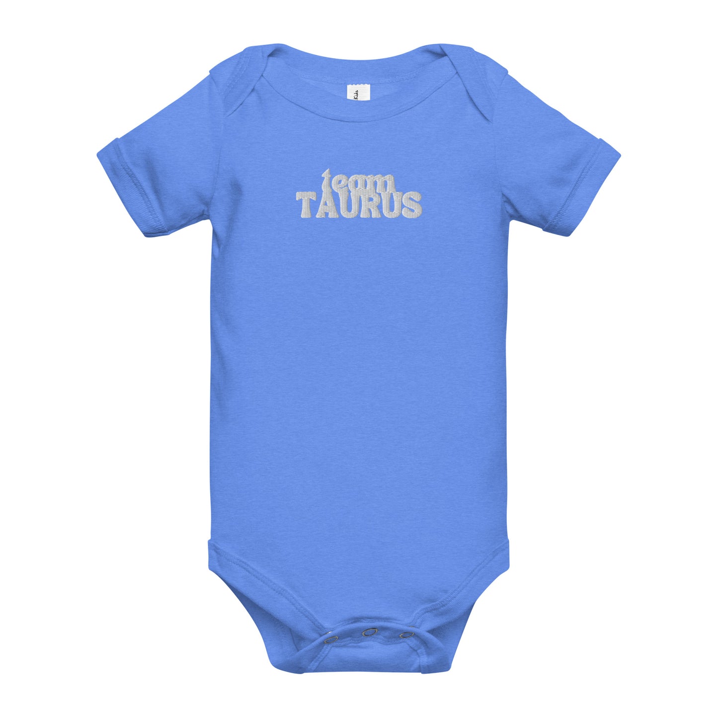 Team Taurus Baby short sleeve onesie