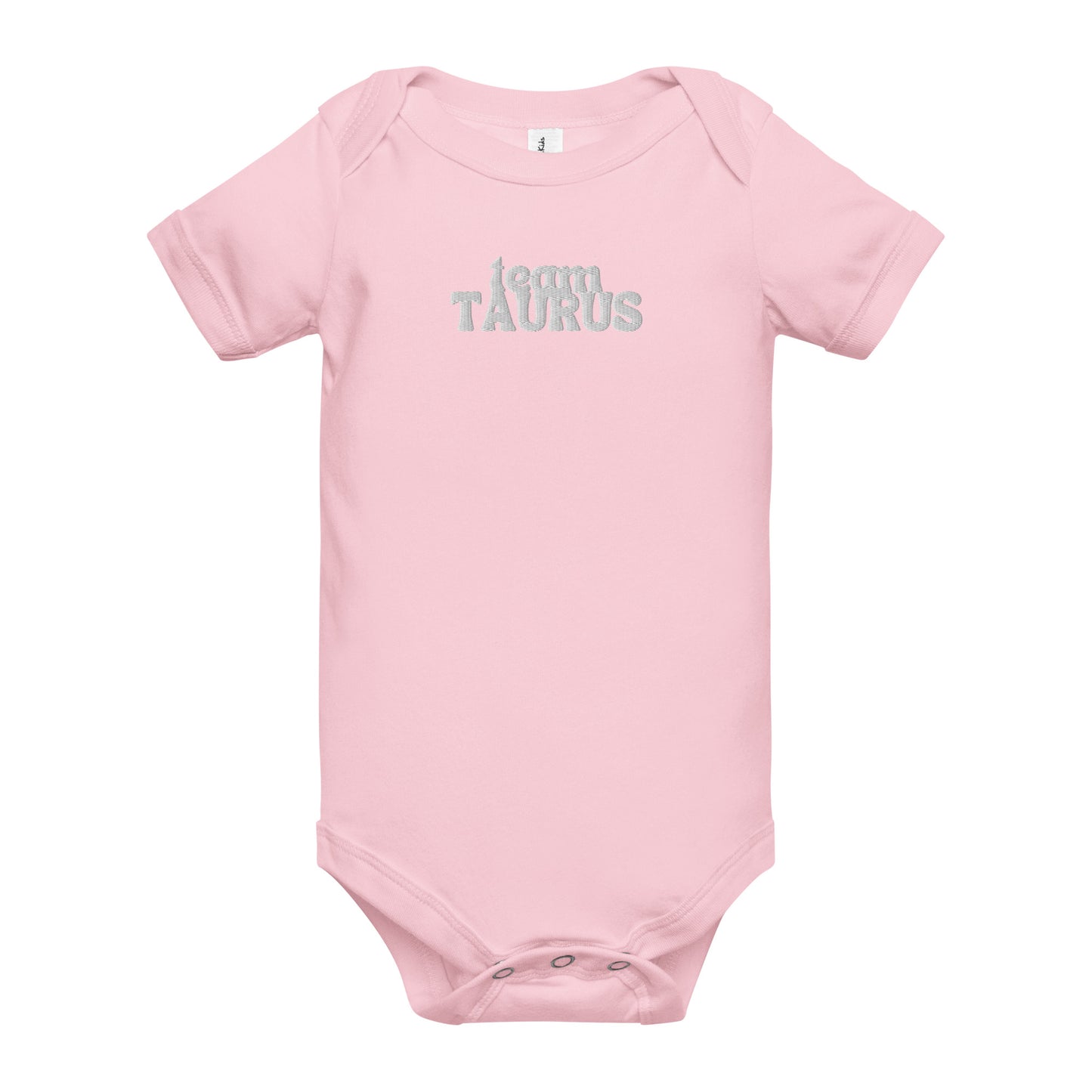 Team Taurus Baby short sleeve onesie