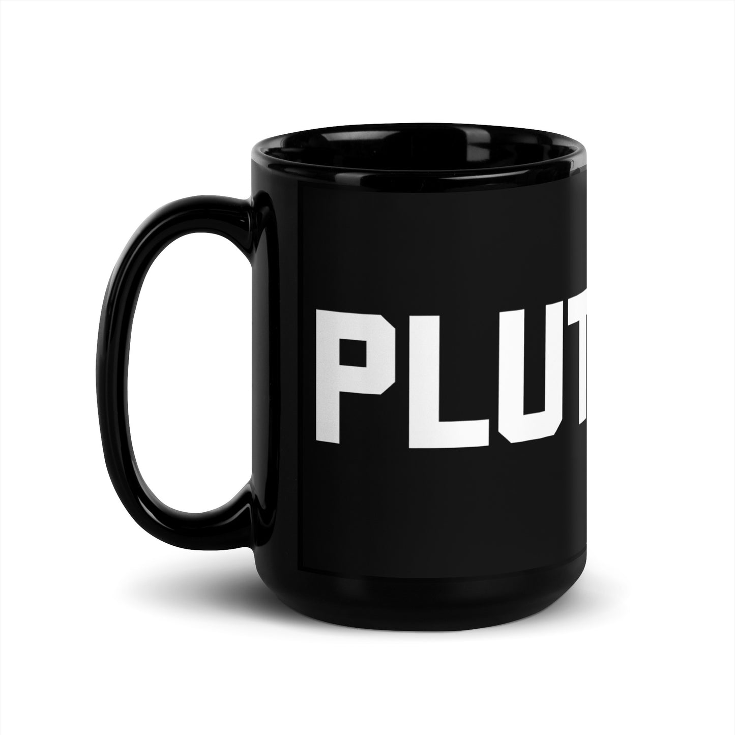Plutonian Black Glossy Mug