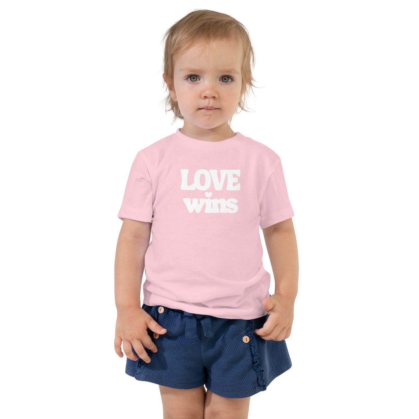 Love Wins Toddler Short Sleeve Tee
