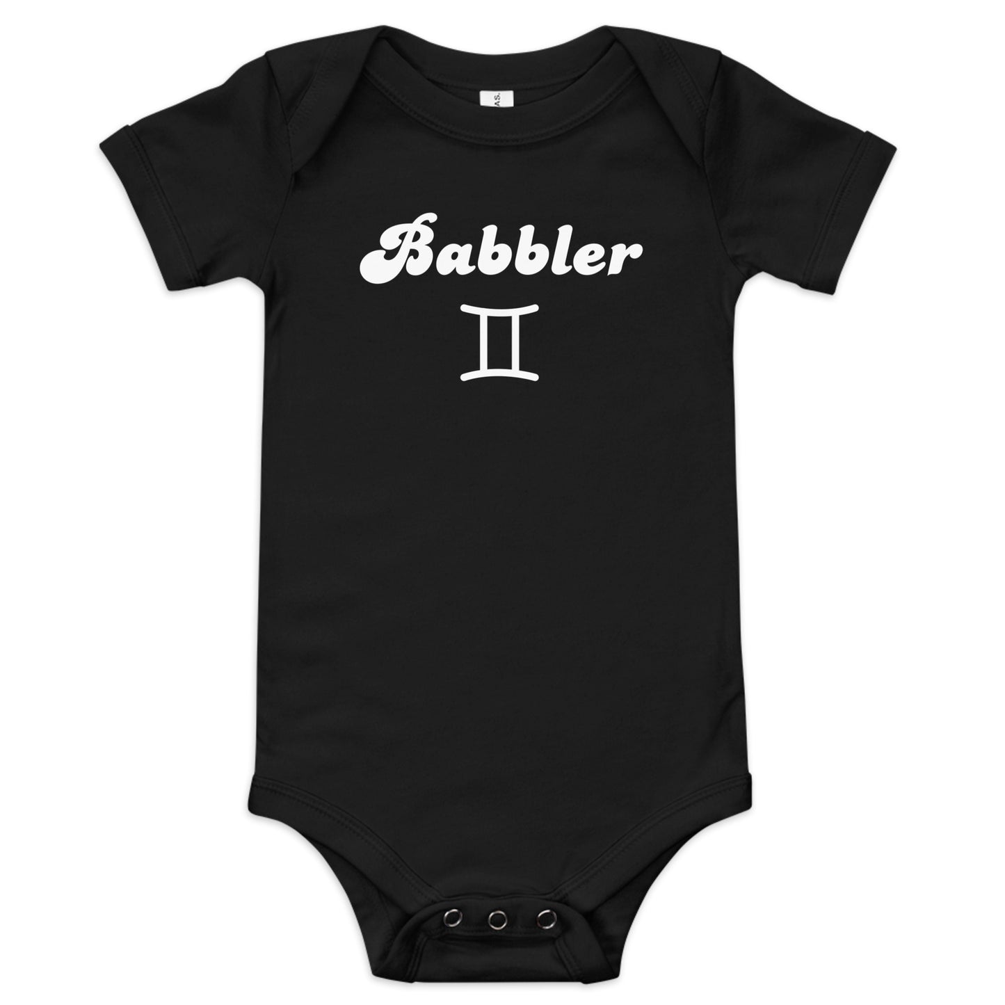 Babbler Gemini Baby onesie