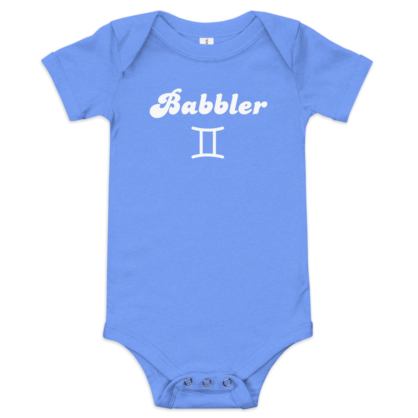 Babbler Gemini Baby onesie
