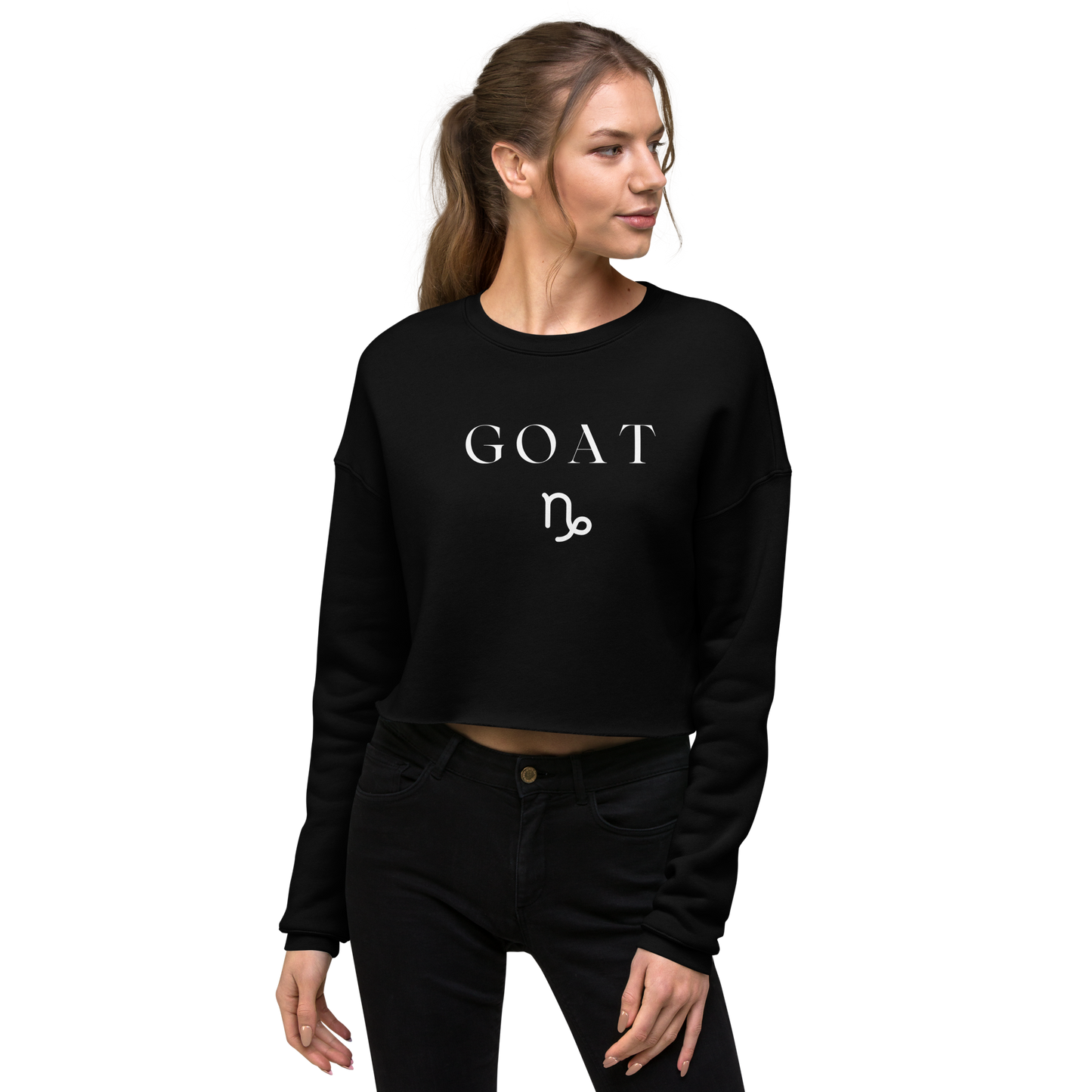 GOAT CAPRICORN Crop Sweatshirt