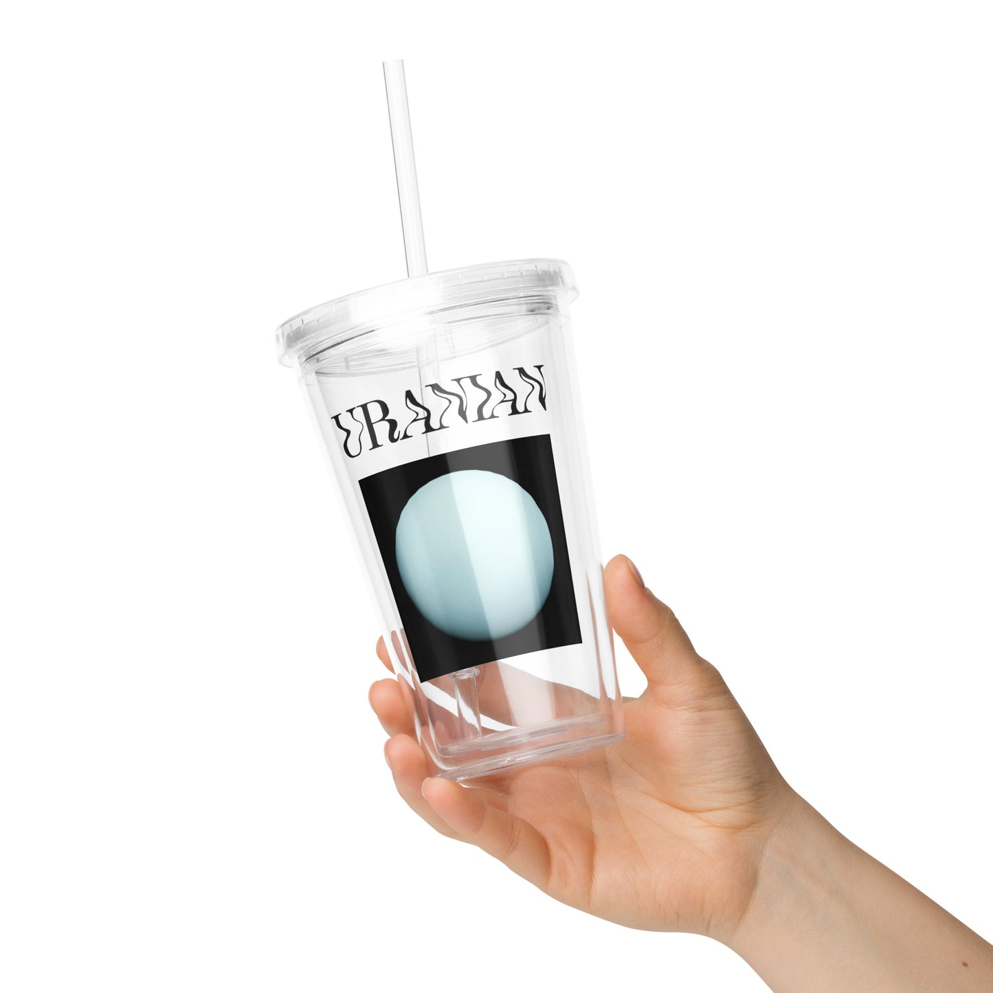 Uranian clear drink tumbler