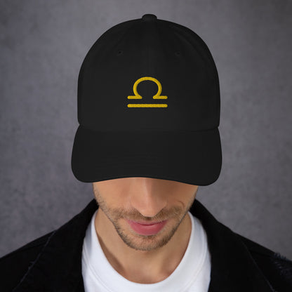 Libra in Yellow Dad Hat