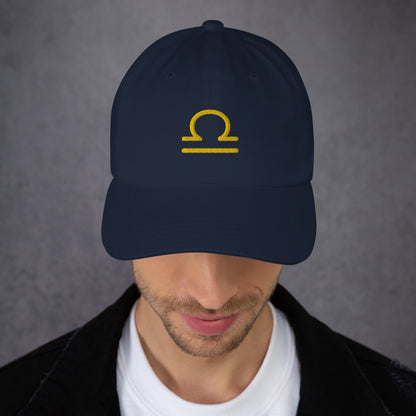 Libra in Yellow Dad Hat