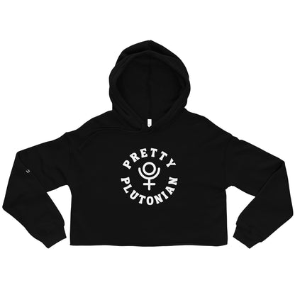 Pretty Plutonian Crop Hoodie