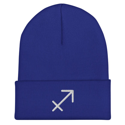 Sagittarius Cuffed Beanie
