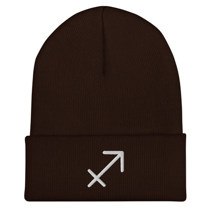 Sagittarius Cuffed Beanie