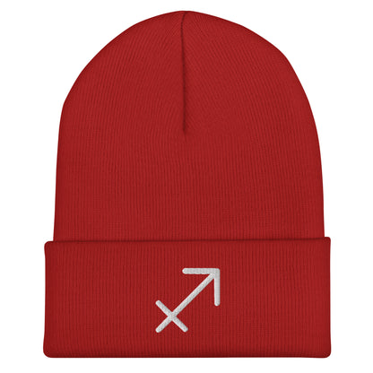 Sagittarius Cuffed Beanie