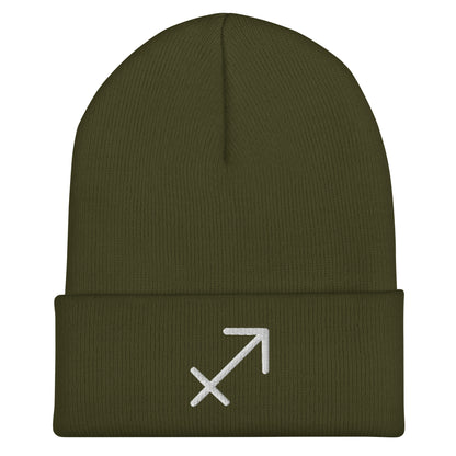 Sagittarius Cuffed Beanie