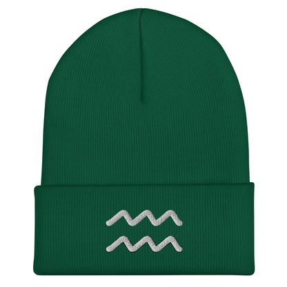 Aquarius Cuffed Beanie