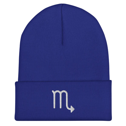 Scorpio Cuffed Beanie