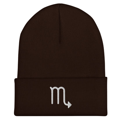 Scorpio Cuffed Beanie