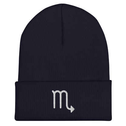 Scorpio Cuffed Beanie