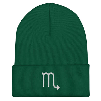 Scorpio Cuffed Beanie
