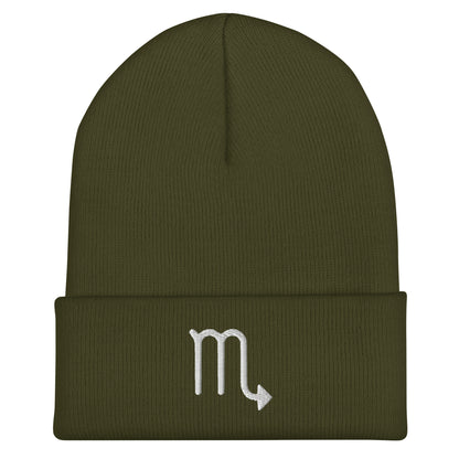 Scorpio Cuffed Beanie