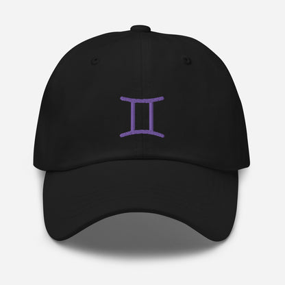 Gemini in Violet Dad Hat