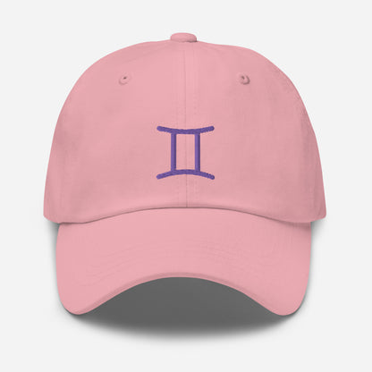 Gemini in Violet Dad Hat