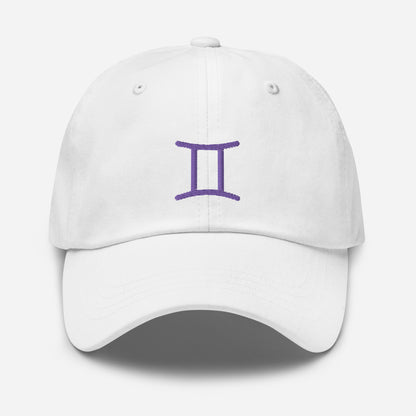 Gemini in Violet Dad Hat