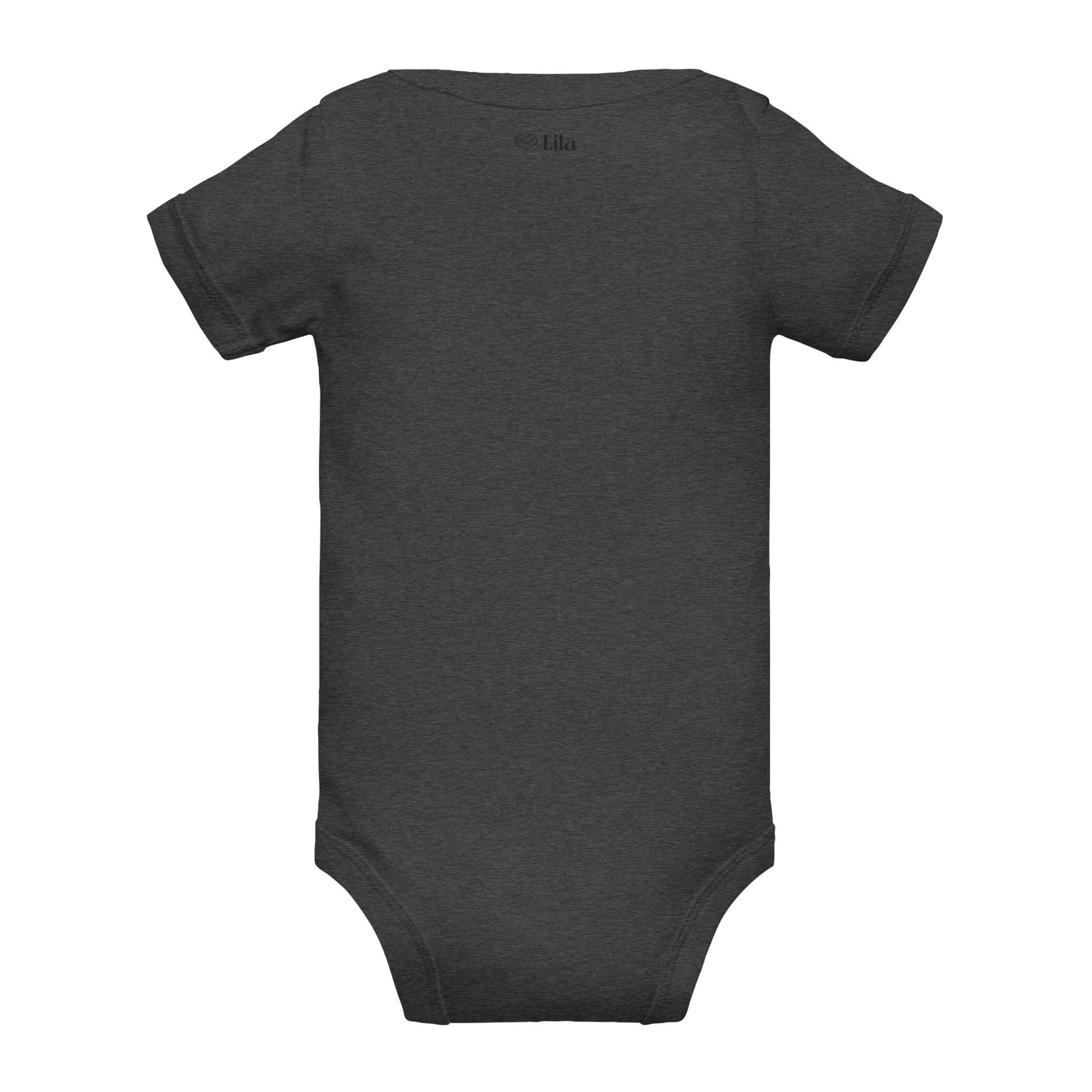 Embroidered Leo Baby short sleeve onesie
