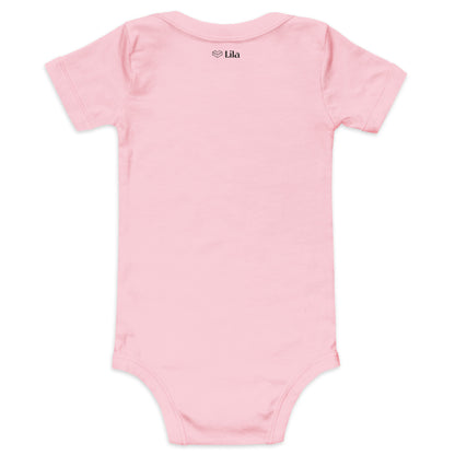 Embroidered Aquarius Baby short sleeve onesie