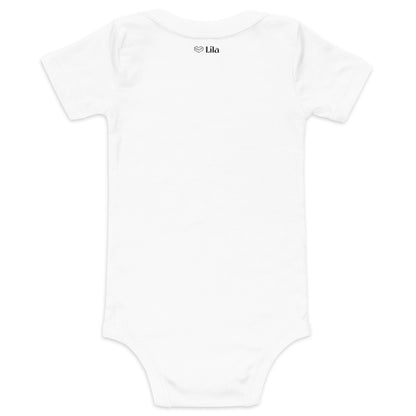 Embroidered Aquarius Baby short sleeve onesie