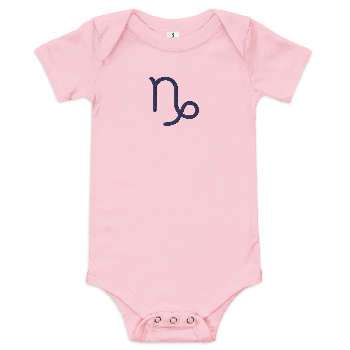 Embroidered Capricorn Baby short sleeve onesie