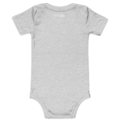Gemini Embroidered Baby short sleeve onesie copy
