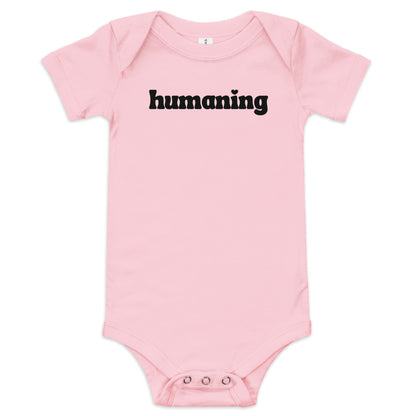 Humaning Baby onesie