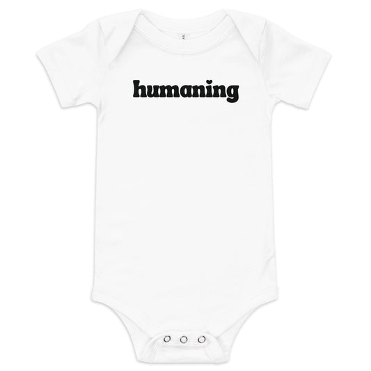 Humaning Baby onesie